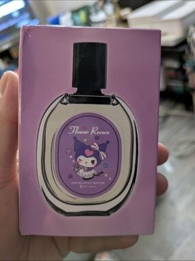 Source Unknown Flower Rococo Pocket Perfume Moisture - Purple Pink